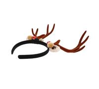 POPETPOP Serre-tête Renne à Cornes de Cerf Marron Accessoire de Costume Noël Unisexe Confortable et Résistant pour Fête de Fin Année