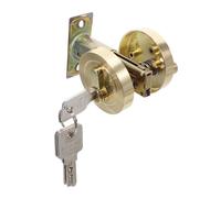 POPETPOP Serrure à Pêne Dormant à Clé pour Porte Intérieure, Cylindre Simple Verrou Caché Double Face, pour Portes de Chambre et Bureaux Privés