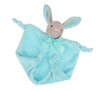 POPETPOP Serviette Apaisante en Peluche Cristal Lapin pour Bébé 0-3 Mois, Douce et Sécurisée, 26x22 Cm, Matière Ultra Douce, Jouet Réconfortant Naissance, Taille Compacte