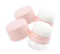 POPETPOP Set de 2 Poudriers Vides en Ps, Boîte Portable Compacte Distributeur, Conçu pour Usage Cosmétique et Voyage Quotidien