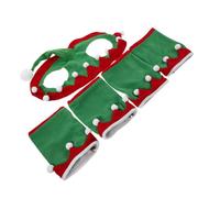 POPETPOP Set de Déguisement Cheval pour Fêtes Comprenant de Protection et Chapeau Elfique Confort Doux et Facile à Mettre pour Parades de Noël et Événements Festifs