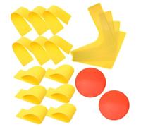 POPETPOP Set de Marqueurs Au Sol pour Entraînement Football et Tennis Tapis de Marquage Exercices Accessoires de Ligne de Sol avec Formes Rondes et Angulaires