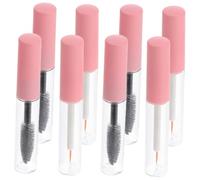 POPETPOP Set de Tubes Mascara Vides Rechargeables avec Brosse Eyeliner Rose Portable Multi-usage pour Cils et Sourcils Récipients Compacts de Maquillage de Voyage