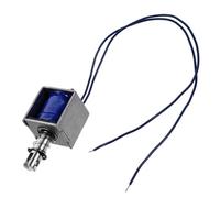 POPETPOP Solénoïde Push Pull à Cadre Ouvert Électroaimant Linéaire à Course Actionneur Électromagnétique à Ressort de Rappel Remplacement pour Machines Automatiques