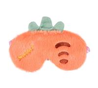 POPETPOP Sommeil en Peluche à Motif Carotte, Bandeau Doux, Yeux Opaque, pour Dormir, Accessoire de Sommeil Confortable et Présent Original