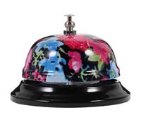 POPETPOP Sonnette de Service Son Puissant Motif Imprimé Élégant en Métal et Design Créatif Plusieurs styles Cloche de Comptoir pour Restaurant et Bar pour Bureau Plusieurs styles