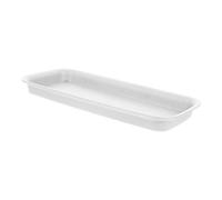 POPETPOP Soucoupe Rectangulaire en Plastique pour Pot de Fleurs sur Rebord de Fenêtre, Bac à Eau 58 Cm Couleur Beige Clair, Plateau Anti-débordement Solide pour Jardinière Intérieure
