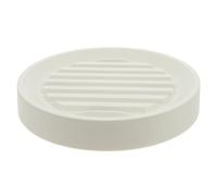 POPETPOP Soucoupe Ronde 22,5 CM pour Pot de Fleurs, avec roulettes Blanc | Stockage D'eau, Pp, Caoutchouc et Acier, Design à Roues Cachées, Mobilité Facile pour Pots