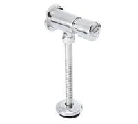 POPETPOP Soupape de Chasse D'eau à Temporisation Manuelle en Cuivre Argenté | Protection Environnementale, Installation Facile, Style Moderne, Valve D'urinoir, Économie D'eau, Articles de Salle de Bain