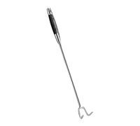 POPETPOP Spatule à Viande avec Crochet Acier Inoxydable Outil Pratique pour Barbecue et Pique- Facile à Utiliser Fixer