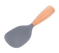 POPETPOP Spatule Riz Silicone Résistante Chaleur avec Manche Antidérapant Pelle Riz Autocuiseur Autoportante pour Service et Cuisson Cuillère Cuiseur Réutilisable Ergonomique