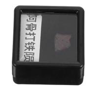 POPETPOP Spécimen de Météorite Ferreuse 0,5-1 Cm, Pierre Naturelle Irrégulière Noire, Presse-papier Scientifique Unique pour Kit Éducatif Stem et Décoration Astronomique, Objet