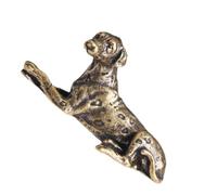 POPETPOP Statue de Chien Cuivre Vintage Poids de Papier Créatif pour Calligraphie Chinoise Résistant à Eau et Facile à Nettoyer Décoration de Bureau Sécurisée et Élégante