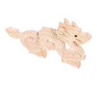 POPETPOP Statue Dragon Sculptée Main Figurine Décorative Feng Shui de Pêcher Ornement et pour Salon Bureau Maison