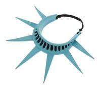 POPETPOP Statue Liberté Accessoire Solide en Vinyle Serrage-tête Couronne et Torche pour Costume Liberté pour Événement Cosplay et Jeu de Rôle