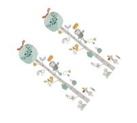 POPETPOP Sticker Mural Étanche et Facile à Retirer sans Résidu en Pvc à Hauteur D'garçon et Filles Design Unique D'animaux Forêt Mesure Taille pour Chambre D'garçon et Filles