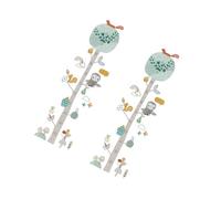 POPETPOP Sticker Mural Toise Croissance Garçon Fille Animaux Forêt Décoration Chambre Garçon Fille Autocollant Hauteur Étanche sans Résidu Set