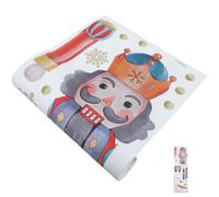 POPETPOP Stickers Muraux D'hiver Casse-noisette pour Décoration Intérieure de Noël Décorations de Flocons de Neige, Autocollants Fenêtre Électrostatiques pour Présent Rentrée en Classe