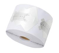 POPETPOP Stickers pour Ongles en Aluminium Épais de Poisson, Guide Pratique pour Extension Rapide des Ongles, Rouleau de 1 pour Usage Professionnel et Familial