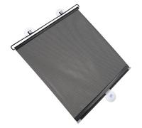 POPETPOP Store Enrouleur Occultant Noir en PVC Ventouse, Design Gain de Place, Facile à Tirer 1 Set pour Fenêtres Cuisine et Balcon