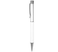 POPETPOP Stylo à Bille à Sublimation Thermique Corps en Métal Chromé Brillant Stylo à Pression Rétractable pour Bureau et Bricolage pour Personnalisation et Projets Scolaires