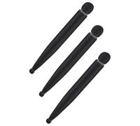 POPETPOP Stylo D'acupression Massage 3pcs en Pierre Naturelle Noire, Masseur de Points D'acupuncture Solide et Résistant, pour Massage du Cou Pieds