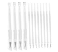POPETPOP Stylo de Marquage de Peau Waterproof 12Pcs Crayon à Sourcils Professionnel Marqueur Outil de Maquillage pour Salon Stylo Blanc pour Tatouage Accessoire de Beauté
