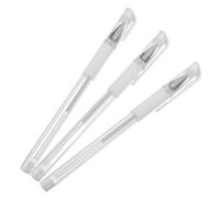 POPETPOP Stylo de Positionnement Microblading des Sourcils 3 Pièces Blanc Pointe Fine Waterproof pour Maquillage Professionnel et Tatouage Temporaire Salon Beauté