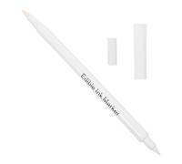 POPETPOP Stylo Marqueur Alimentaire Portable Blanc en Plastique Large Embout pour Décorer Gâteaux et Pâtisseries en Cuisson Plusieurs styles
