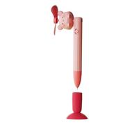 POPETPOP Stylo Ventilateur Portable avec Mini Ventouse, Stylo Multifonctions en Abs et PE pour Écrire et Se Rafraîchir Vacances, pour Bureau et Devoirs