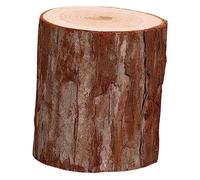 POPETPOP Support Bougies Bois Naturel Bougeoir Bois Massif Porte-bougie pour Décoration Intérieure Centre de Table