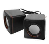 POPETPOP Support de Bureau pour Haut-Parleur, Haut-Parleur de Bureau, Enceinte Bureau USB, USB, ABS, pour Ordinateur de Bureau, Maison, 1 Paire