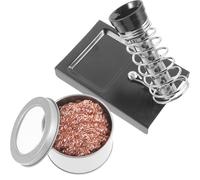 POPETPOP Support de Fer à Souder en Fil de Cuivre Robuste Kit de Nettoyage pour Pointe, Prolongateur de Durée de Vie pour Station de Soudage Professionnelle Couleur Couleur Aléatoire