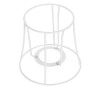 POPETPOP Support de Lampe Vintage Forgé pour Abat Jour Cadre Métallique Artisanal DIY Compatible Culot Style Français Rétro pour Suspension et Lampe de Table