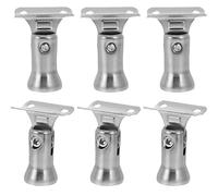 POPETPOP Support De Main-D'ŒUvre En Acier Inoxydable Lot De 6 Supports De Garde-Corps D'Escalier Robustes Et DéCoratifs Pour Escaliers IntéRieurs