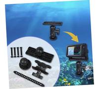 POPETPOP Support de Montage pour Sondeur de Poisson Bateau Rotatif Porte Sondeur Kayak Noir pour Navigation et Détection Facile des Poissons