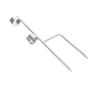 POPETPOP Support De Parasol en Acier Inoxydable 40 Cm pour Jardin, Ancrage Au Sol Robuste, Pied De Parasol Renforcé pour Extérieur, Fixation Stable Résistante Au Vent