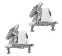 POPETPOP Support de Pied pour Tom Basse Réglable 47 MM en Fer Lot de 2 set de Pièces pour Batterie et Caisse Claire Accessoire Robuste pour Kit de Batterie Socle Stable Adapté aux