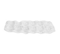 POPETPOP Support de Poteau en L Rouleaux de Guidage en Nylon 2 Galets Acier pour Portail Coulissant 30X12X2,5 CM Antidérapant