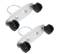 POPETPOP Support de Poulie Mobile pour Radiateur à Bain D'huile Pièce de Rechange avec Châssis Robuste Rotation Fluide pour Chauffage D’appoint Intérieur et Extérieur Lot de 2