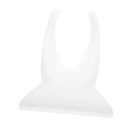 POPETPOP Support De Scanner Mural Blanc Petit Format Rack De Scanner Base Stable en Plastique Résistant Station De Lecture Codes-Barres pour Usage Professionnel