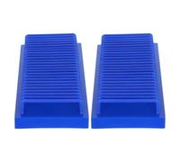 POPETPOP Support de Séchage pour Lames de Microscope en Plastique Bleu 25 Emplacements, Lot de 2 Pièces pour Rangement Organisé et Résistance Chimique en Laboratoire