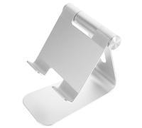 POPETPOP Support en Alliage D’Aluminium, Réglable Multiangles, Compact | Base Adhésive sans Résidu, Bords Lisses, pour Bureau et Saisie au Clavier, Nettoyage Simple
