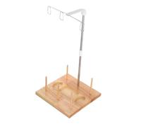 POPETPOP Support Fil Robuste pour Machine à Coudre Porte Extérieur Compatible Gestion Facile des Cônes pour Projets de Couture à Domicile