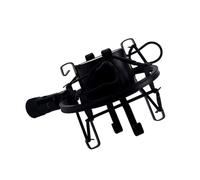 POPETPOP Support Micro Anti-vibration Métal pour Microphone à Condensateur Montage Spider Bracket Clip Suspension Robuste Compatible Bureau et Studio Noir