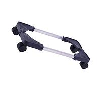 POPETPOP Support Mobile pour Centrale PC Noir Antidérapant avec roulettes Rehausseur de Boîtier Dordinateur pour Usage Domestique et Bureau