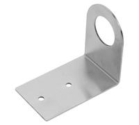 POPETPOP Support Mural en Acier Inoxydable pour Distributeur de Savonnette Liquide sans Perçage, Organiseur Moderne pour Salle de Bain, Porte-flacon Suspendu Argenté