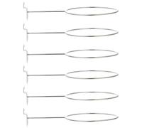 POPETPOP Support Mural en Métal pour Ballons de Basket 6 Pièces Présentoir 4 MM Épaisseur pour Ballons de Sport Porte-Ballon Polyvalent Maison Salle de Sport et Événements Sportifs