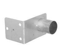 POPETPOP Support Mural en Métal pour Miroir Convexe 45 Cm ou 60 Cm, Fixation Sécurisée pour Miroir de Sécurité à Angle Convexe, pour Parking, Supermarché et Voies Publiques