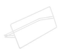 POPETPOP Support Mural Métallique en Maille Grosse Taille 21X10X10 CM Base Robuste pour Panneau de Bureau Porte-Déflecteur Polyvalent pour Séparation de Bureau et Organisation D’Espace